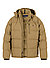 Daunenjacke, Mikrofaser wasserabweisend, khaki - khaki