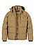 Daunenjacke, Mikrofaser wasserabweisend, khaki - khaki