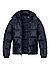 Daunenjacke, Mikrofaser wasserabweisend, navy - navy