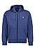 Sweatjacke, Baumwolle, blau - blau