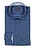 Hemd, Regular Fit, Baumwolle, blau gemustert - marine