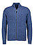 Cardigan, Wolle, blau meliert - blau