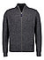 Cardigan, Wolle, stahlgrau meliert - stahlgrau