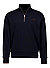 Sweatshirt, Baumwolle, dunkelblau - navy-braun