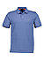 Polo-Shirt Passenger, Slim Fit, Baumwoll-Piqué, mittelblau - mittelblau