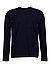 Longsleeve, Shaped Fit, Bio Baumwolle, dunkelblau - dunkelblau