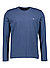 Longsleeve, Shaped Fit, Bio Baumwolle, jeansblau meliert - jeansblau