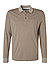 Polo-Shirt, Baumwoll-Jersey atmungsaktiv, beige - beige