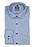 Hemd, Modern Fit, Baumwolle, blau gemustert - blau