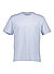 T-Shirt, Regular Fit, Bio Baumwolle, himmelblau - himmelblau