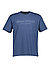 T-Shirt, Regular Fit, Bio Baumwolle, jeansblau - jeansblau