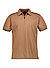 Zip-Polo, Classic Fit, Baumwoll-Jersey, camel - karamell