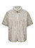 Cape-Weste MSVanessa im effektvollem Webpelz-Strick Design - creme