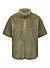 Cape-Weste MSVanessa im effektvollem Webpelz-Strick Design - hellkhaki