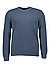 Pullover, Bio Baumwolle, stahlblau - stahlblau
