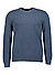 Pullover, Bio Baumwolle, stahlblau - stahlblau