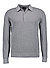 Polo Shirt, Baumwolle, grau - grau