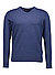 Pullover, Baumwolle, blau - blau