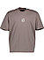 T-Shirt, Regular Fit, Baumwolle, braun - braun