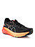 Laufschuhe Gel-Kayano, Textil, black rainy lake - schwarz-orange