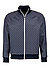 Sweatjacke, Baumwolle, blau - blau