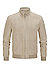 Lederblouson MSToledo, Ziegenvelours ungefüttert, beige - beige