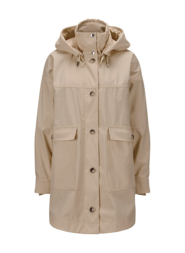 MILESTONE Damen Mantel Ally beige Mikrofaser