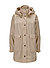 Parka MSAlly aus funktionalem Material - beige