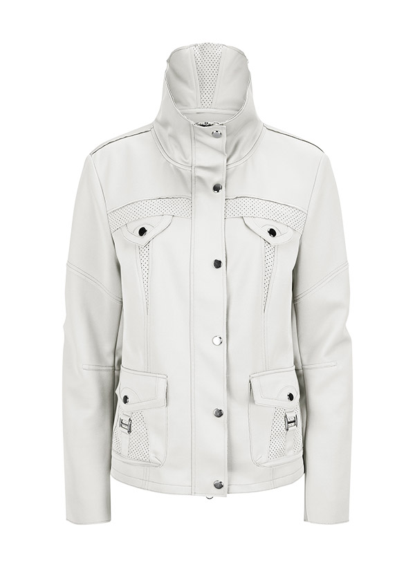 MILESTONE Damen Jacke Mango weiß