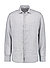 Hemd, Fitted Body, Reines Leinen, hellgrau meliert - hellgrau