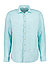Hemd, Fitted Body, Reines Leinen, aqua meliert - aqua