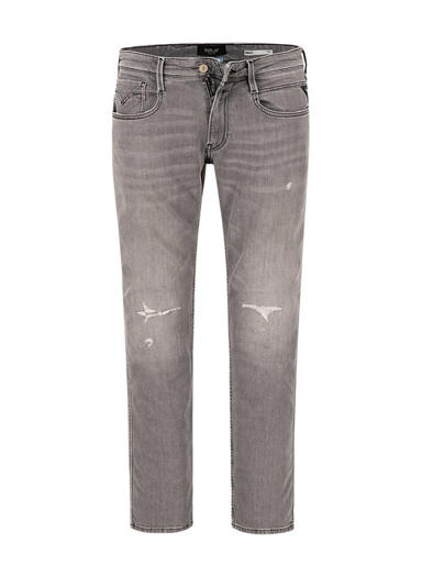 Jeans Anbass, Slim Fit, Baumwoll-Stretch, black super