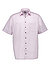 Kurzarmhemd, Comfort Fit, Baumwolle, rosa gemustert - rose