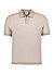 Polo-Shirt Lyon, Baumwoll-Strick, braun meliert - braun