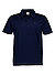 Polo-Shirt Asmo-1, Bio-Baumwoll-Jersey, nachtblau - nachtblau