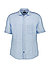 Kurzarmhemd, Regular Fit, Reines Leinen, hellblau - hellblau