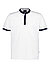 Polo-Shirt, Bio Baumwoll-Piqué, weiß - weiß