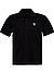 Polo-Shirt, Baumwoll-Piqué, schwarz - black