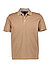 Polo-Shirt, Bio Baumwoll-Jersey, caramel - caramel