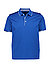 Polo-Shirt, Bio Baumwoll-Jersey, blau - blau