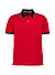 Polo-Shirt, Bio Baumwoll-Piqué, rot - rot