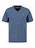 T-Shirt, Regular Fit, Bio Baumwolle, graublau - grau