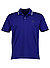 Polo-Shirt, Regular Fit, Baumwoll-Jersey, blau - blau