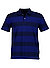 Polo-Shirt, Regular Fit, Bio Baumwoll-Jersey, blau-navy gestreift - blau-navy