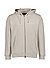 Sweatjacke, Regular Fit, Bio Baumwolle, beige - beige