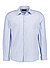 Hemd, Shaped Fit, Bio Baumwolle, hellblau-weiß gestreift - hellblau