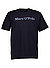 T-Shirt, Regular Fit, Bio Baumwolle, dunkelblau - dunkelblau