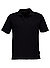 Polo-Shirt, Regular Fit, Bio Baumwoll-Jersey, schwarz - schwarz