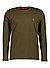 Longsleeve, Baumwolle, oliv - oliv