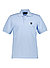 Polo-Shirt, Baumwoll-Piqué, hellblau - sky blue